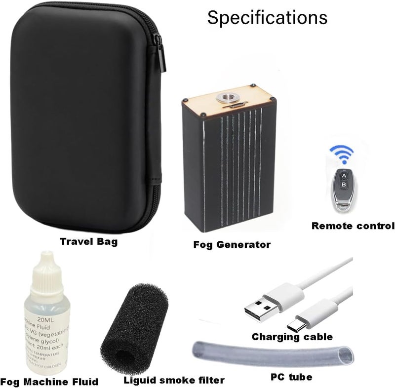 StagesFogger Store Handheld Fog Machine|Smoke Machine for Indoor DJ Party Portable Forgger for Photography, Outdoor Stage Effects,Halloween,Weddings - Image 4